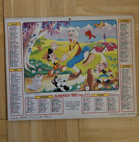Almanach poste 1982 - la,