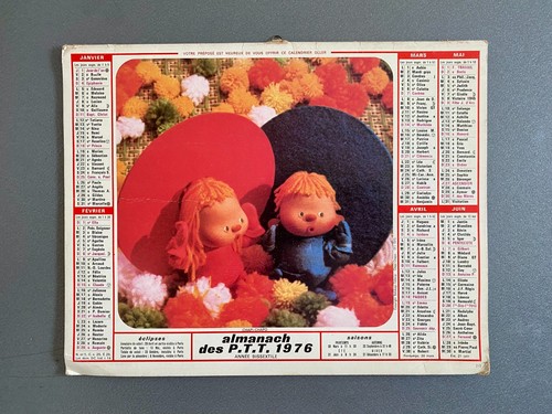 Calendrier almanach des ptt - almanach,