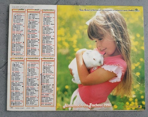 Almanach calendrier facteur - almanach,