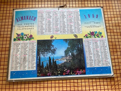 Calendrier almanach postes - ,