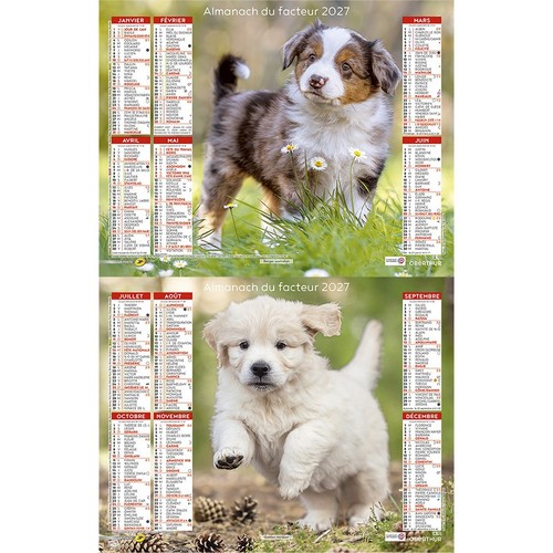 Calendrier 2027 poste - la,