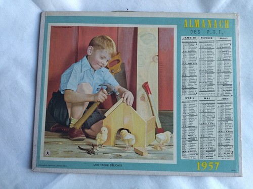 Calendrier ancien almanach des - calendrier,